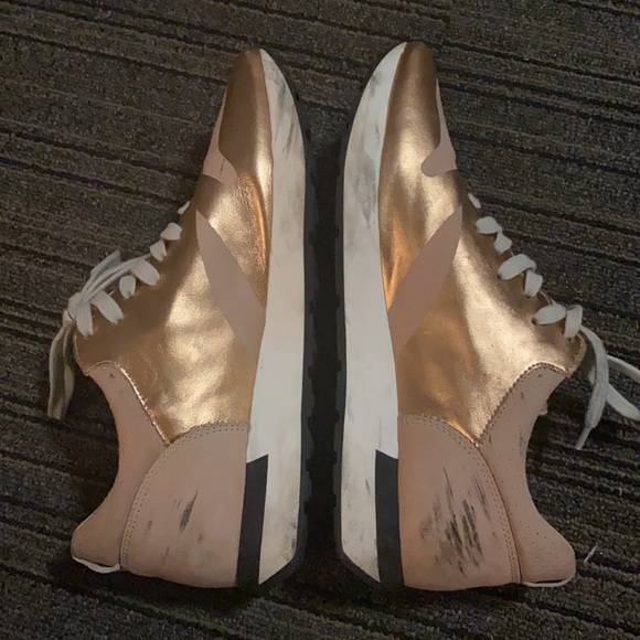 Free People Rose Gold Sneakers - Picture 4 of 10